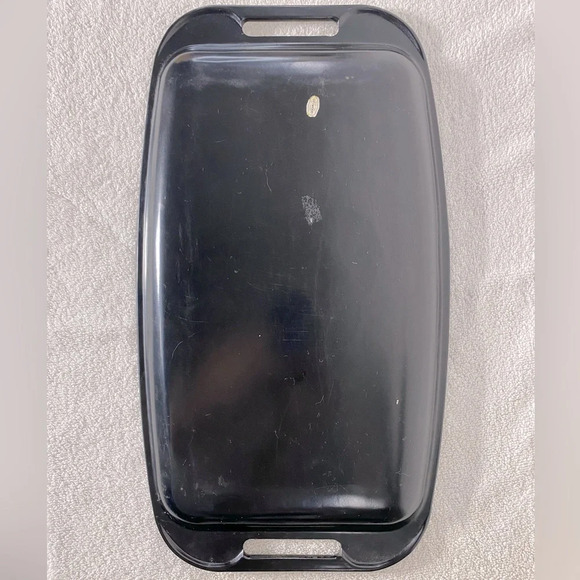 Vintage Nasco Lacquerware Textured Peony Serving Tray - Picture 2 of 13